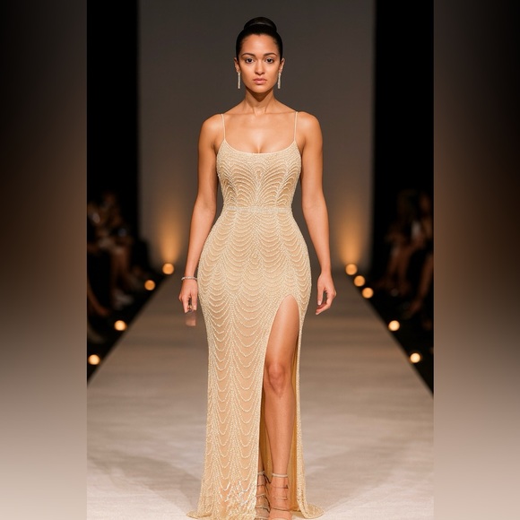 ✨“Luxury Radiance Gown” – Shine with Every Step ✨ - Picture 11 of 14